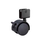 Колесо мебельное поворотное TWHB 40 40 мм с п-образным креплением и тормозом  ...TOR 1027280