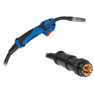 Горелка сварочная MIG MAG WG-15 (3м. 180А) (CO2: 180 A. Ar (Ar+CO2): 150 A. 0.6-1.0 mm. ПВ - 45%. 3 ...SOLARIS 1624310