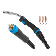Горелка сварочная MIG MAG WG-25 PRO (3м, 230А) (CO2 - 230A, Ar(Ar+CO2) - 200A, 0.8-1.2мм, ПВ - 60%, ...SOLARIS SL5713-3