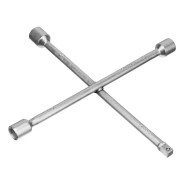 Ключ-крест баллонный, 17 х 19 х 21 mm, под квадрат 1/2", толщина 14 mm  ...Сибртех 14258