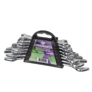 Ключи рожковые, набор 8пр. (6х7, 8х9, 10х11, 12х13, 14х15, 16х17, 18х19, 21х22мм)  ...Помощник 5084MP