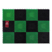 Коврик придверный, 42х56 см, "Травка", черно-зеленый, VORTEX  ...ВОРТЕКС 23001