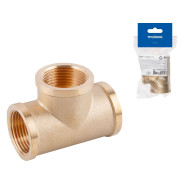 Тройник 1" вн.-вн.-вн., (инд.упак.)  AV Engineering AVE306003L