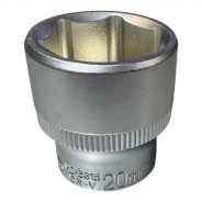 Головка торцевая 3/8" 6гр. 20мм L30мм CrV  H-D HD-3815