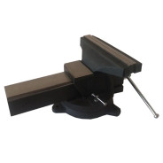 Тиски стальные поворотные с наковальней  5"-125 мм.  FORCEKRAFT FK-6540105