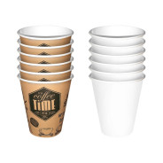 Набор стаканов бумажных биоразлагаемых 185 мл, 6 шт, серия  ...PERFECTO LINEA 47-185006