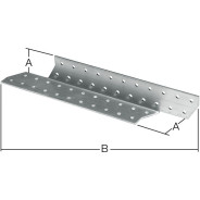 Держатель балки правый 40x250 mm DB R белый цинк  STARFIX SMP-62460-1