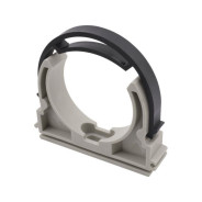 Клипса (опора) для труб ПП D32 c лентой, сер.  FV Plast AA979032000
