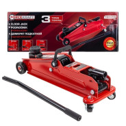 Домкрат подкатной гидравлический 3т (h min 130мм, h max 390мм)  FORCEKRAFT FK-TH22001CB MST