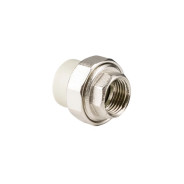Американка ПП внутренняя резьба 25х1/2", серый  РосТурПласт 15800