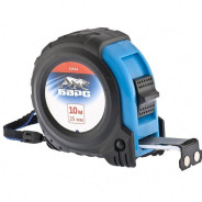 Рулетка Вектор 10 м х 25 мм, утолщенное полотно, магнитный зацеп, обрезиненный корпус  ...Барс 32544