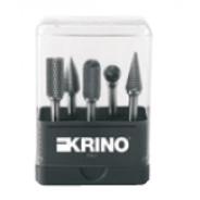 Шарошки по металлу 10mm Z2 HSS набор 5пр.  Krino 26008203