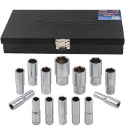 Набор головок глубоких 6-гр. 1/2" 14пр. (11-30мм)  Forsage F-4143-5 BLACK