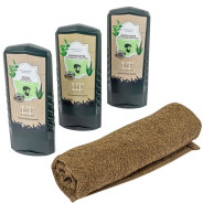 Набор(шампунь.бальзам.гель для душа.полотенце.пакет 30*30)  ...La and Te beaute LTMEN5