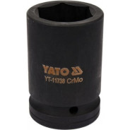 Головка торцевая ударная 1" 6гр. 36мм L80мм CrMo  YATO YT-11738