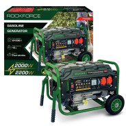 Генератор бензиновый с транзисторным запуском 15л, 2000Вт, 7л.с.  ...Rock FORCE RF-FY2500