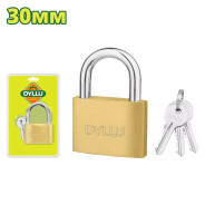 Замок навесной латунный 30 мм  DYLLU DTPD1430