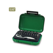 Набор головок и бит mini 30пр., 1/4"  Toptul GABW3001