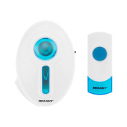 Звонок дверной беспроводной 220 В кнопка IP44 RX-6  REXANT 73-0060