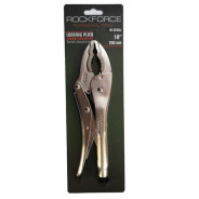 Зажим гейферный с двойным овальным захватом 10"-250мм  Rock FORCE RF-614250J