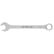 Ключ комбинированный, 24 mm, CrV, матовый хром  Stels 15217