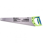 Ножовка по дереву "Зубец", 450 мм, 7-8 TPI, зуб 3D, каленый зуб, 2-х компонентная рукоятка...Сибртех 23814