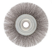 Щетка для УШМ, 175 mm, посадка 22.2 mm, плоская, витая проволока Сибртех ...DENZEL 746667