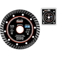 Алмазный круг 125х22 mm универсальный Turbo (сухая резка)  GEPARD GP0802-125