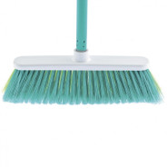 Щетка пластмассовая "COMBI" для подметания пола 27 мм, с черенком 120 cм, D22 мм ELFE ...Elfe 93564