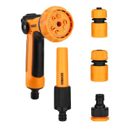Пистолет для полива с насадкой и коннекторами DEKO DKI5 SET 5Deko 065-0899