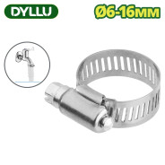 Хомут червячный 6-16 мм   (50 шт.)DYLLU DTHU1901