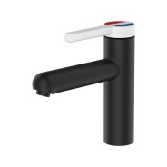 Смеситель для умывальника (Lt) D35, серия Rose черный + белый, (Монолитный излив) a-five ...A-five A5-0821