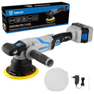 Полировальная машина аккумуляторная , 20 В, 1АКБ 4,0 А/ч, 1800-5500 об/мин, диск 125 мм, DEKO KDCP20...Deko 081-1029