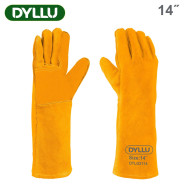 Перчатки сварочные замшевые 14 "  DYLLU DTLG2114