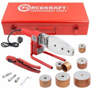 Аппарат для сварки полимерных труб (1000W, 6 насадок: 20, 25, 32, 40, 50, 63мм)  ...FORCEKRAFT FK-PW-1002