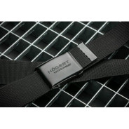 WESEL Ремень поясной текстильный эластичный с металлической пряжкой 130см  ...HOEGERT HT5K463