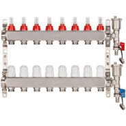 Коллекторная группа AVE136, 8 вых., (Для теплого пола и водоснабжения)  ...AV Engineering AVE13600108Kplus