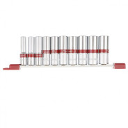 Набор удлиненных торцевых головок 3/8", 6гр., CrV, 10шт., 8-19мм,  ...Matrix 13591