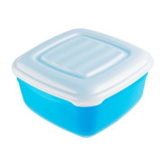 Контейнер пласт. прямоуг. 2.4 л, с крышкой, (цвета в ассортименте)  ...СиАпБел 45