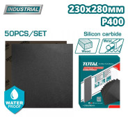 Шлифлисты 230x280 мм P400   (50 шт.)TOTAL TAC040016