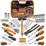 Набор инструментов в пластиковом кейсе (60 предметов)  FORSTIME FT-4602-5