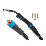Горелка сварочная MIG MAG WG-15 PRO (5м, 180А) (CO2 - 180A, Ar(Ar+CO2) - 150A, 0.6-1.0мм, ПВ - 60%, ...SOLARIS SL5713-5