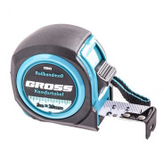 Рулетка Komfortabel, 5 м х 25 мм, обрезиненный корпус  Gross 32562