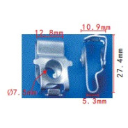 Клипса для крепления внутренней обшивки а/м Фольксваген металлическая (100шт/уп.)  клипса ...Forsage H2089(VW)