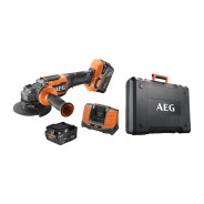Углошлифмашина аккумуляторная AEG BEWS 18-125BLPX2-502CAEG Powertools 4935480858