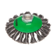 Щетка дисковая косичка 100mm/M14  ВОЛАТ 81060-100