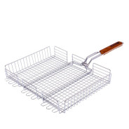 Решетка гриль 315х410х70мм объемная хромир. PALISAD PALISAD HOME 69562