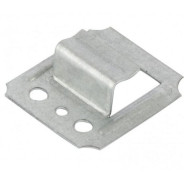 Кляймер №6 оцинкованный с гвоздями, 100шт.  Сибртех 46576