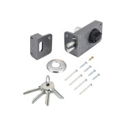 Замок накладной ЗН2-3 (серебро)  ЗЕНИТ 00-00000642