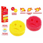 Губки термочувствительные, 2шт., 10х4 см, Happy Daddy  PERFECTO LINEA 45-200104